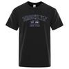 Brooklyn Est.1998 New York Letter Print T Shirts Man Women Casual Short Sleeve Breathable Fashion Tops Cotton Oversized T-Shirts