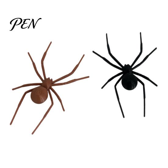 Metal Surface Decorative Spiders 2/4/8Pcs 3D Spider Refrigerator Magnet, Lifelike Magnet for Realistic Props Surfaces, Creepy Magnetic Decor Halloween