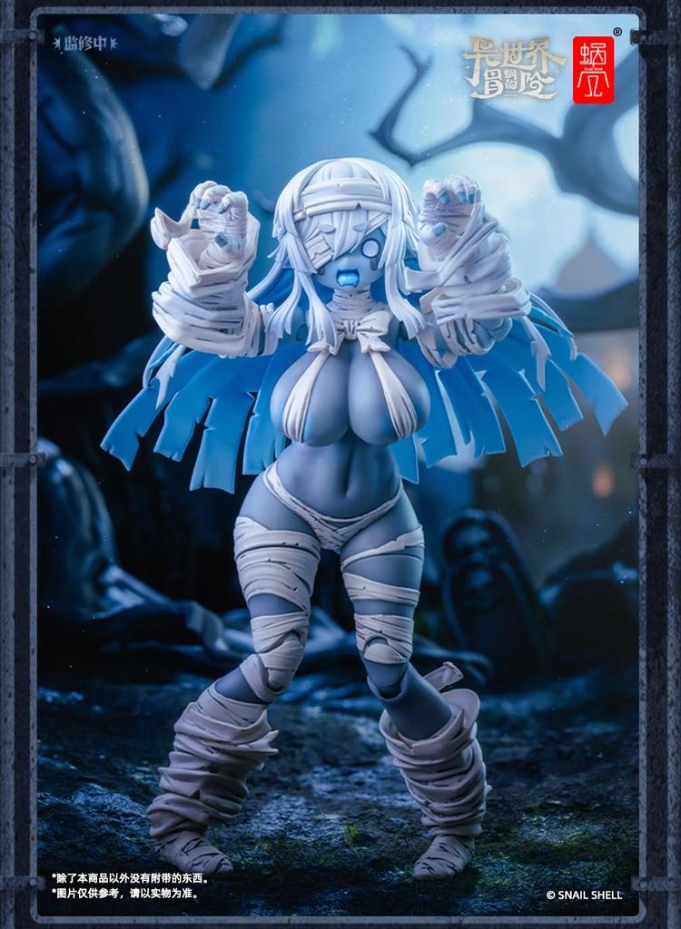 SNAIL SHELL RPG 03 Zombie Girl Griza scale PVC ABS POM painted action figure 1/12 & &