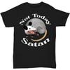 Nicht heute Satan Lustiges Opossum T-Shirt, Schreiendes Großartiges Opossum Themen-Merchandise Unisex-T-Shirt