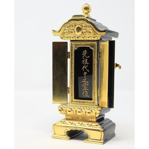 Matsuyama Shinto Buddhist Supplies Store, Single-Tiered Retractable Memorial Tablet, 3.5 Sun (approx. 22cm) In Height, Rotating Memorial Tablet, Main