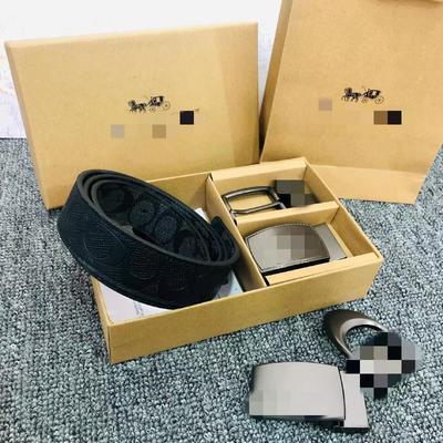 Klassischer doppelseitiger Ledergürtel für Herren - Vielseitiger Business- & Freizeitstil