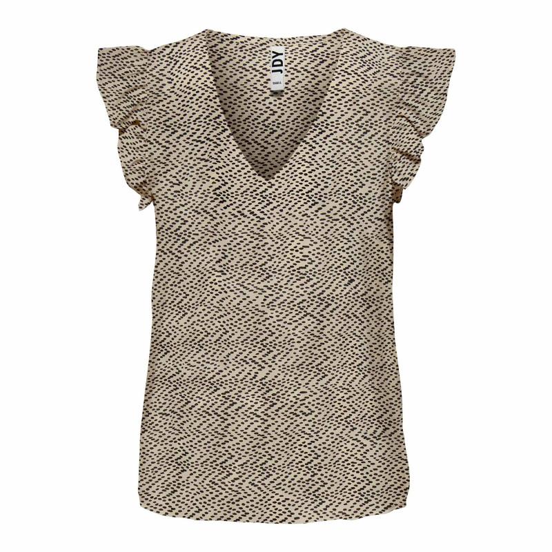 

Топ с V-образным вырезом и оборками с этническим принтом Женщина JDY