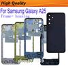Middle Frame Bezel Back Battery Cover Rear Housing LCD Frame Parts For Samsung Galaxy A25 5G A256 Back Battery Door
