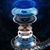 Alarm Clock with Wireless Charging Station Bluetooth-Compatible Speaker App Control Desk RGB Night Lamp for Indoor Bedroom