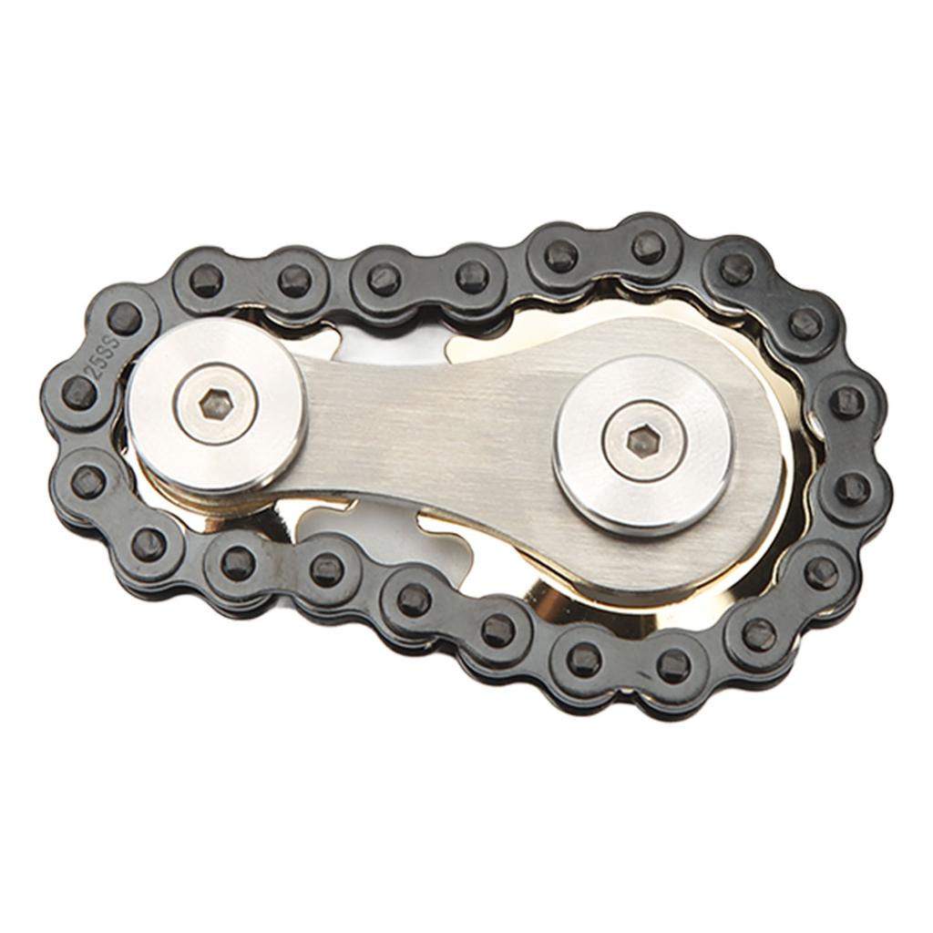 Detachable Fingertips Chains Sprockets Toys Stress Relief Stainless Steel Sensory Fingertips Bike Chains Toys for Travel