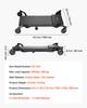 VEVOR 1m Mechanic Creeper with 4 Large Wheels, 180 kg Low Profile Under Car Garage Roller, Rolling Creeper with Raised Headrest