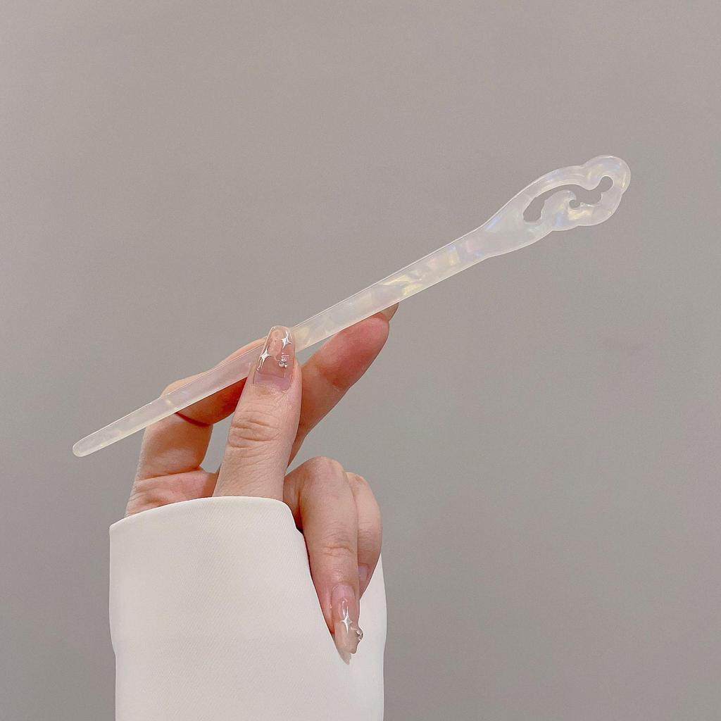 Traditional Sandalwood Hairpin for Chinese Cheongsam & Hanfu Updo