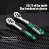 46pcs Set 1/4 Inch Drive Socket Ratchet Wrench Set, With Bit Socket Set Metric And Extension Bar For Auto Repairing