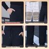 Men's 90% White Goose Down Pants - Black & Gold - Triple-Proof, Straight-Leg, Thickened for Casual Wear - Warm Autumn/Winter Style