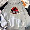 Jurassic Park Printed Men's Women's Hoodies Funny Casual Breathable Tops Jurassic World Cool Long Sleeves Couple's Clothing