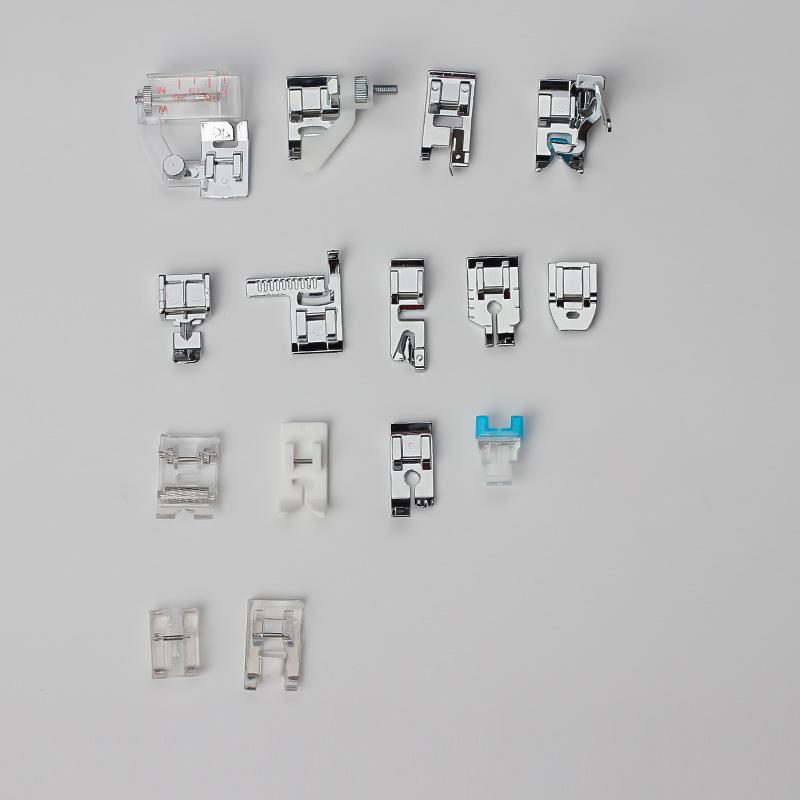 

Набор из 11 многофункциональных прижимных лапок для швейной машины для подгибки, закрепления краев и квилтинга