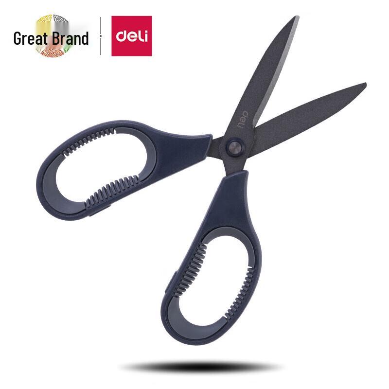 Deli 172mm Teflon Anti-Stick Rust-Proof Office & Home Scissors