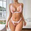 Sexy Lingerie with Lace Bow Accessories and Sexy Set