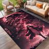 Demon Slayer Print Rug, Washable Floor Carpet, For Entryway Dorm Laundry Room Office Study, Home Decor Birthday Christmas Gift