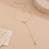 Geometric Water Drop Pendant Necklace Irregular Collarbone Necklace  Women Jewelry Gift