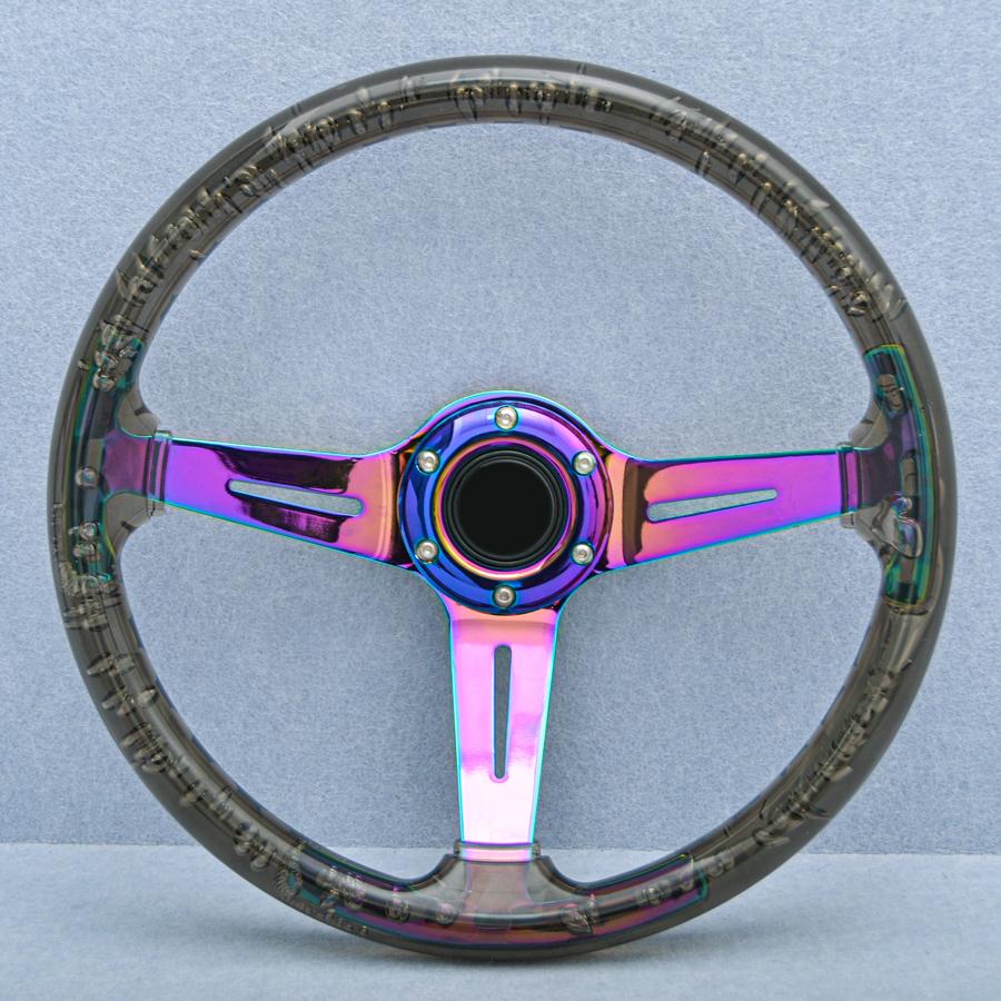14Inch JDM Acrylic Sport Steering Wheel