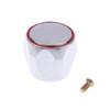 2Pcs  Cold Tap Top Head Faucet Cover Chrome Plated Replacement Set Kitchen Bathroom Faucet Handle Fixture Accessories