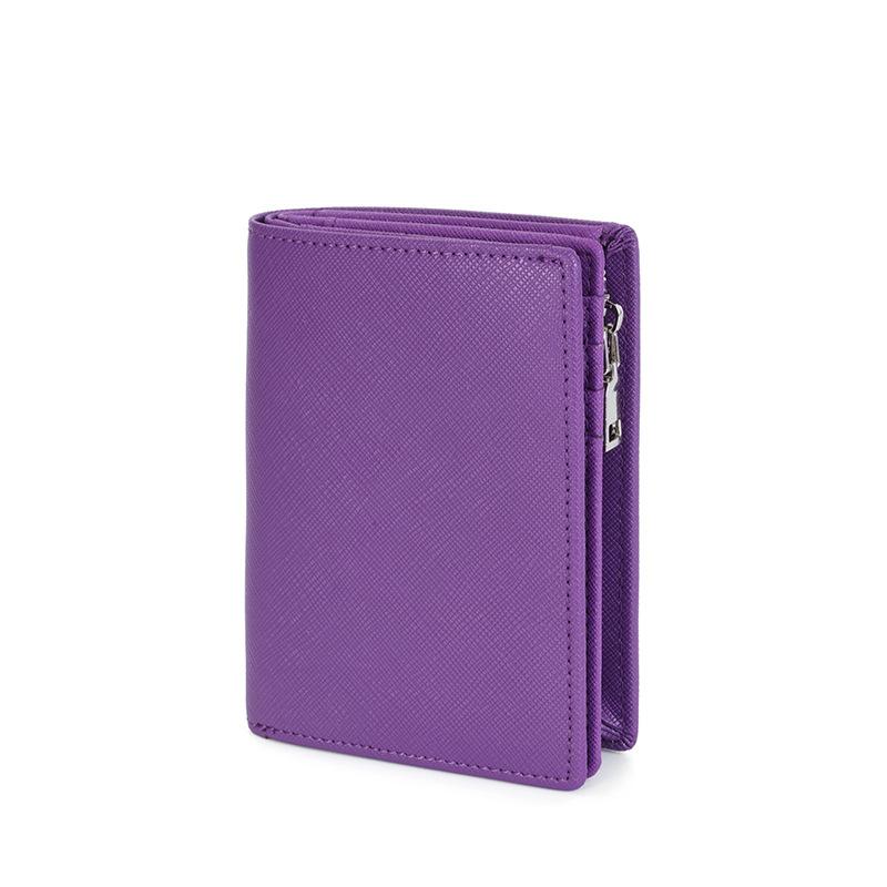 Men's New Zipper Short Wallet with Multiple Card Slots, Fashionable Vertical Mini Buckle Coin Purse