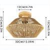 Vintage Woven Vine Ceiling Lamp - Industrial Style for Hallway, Living Room, Dining Room, Bedroom, Study