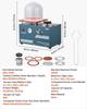 Vacuum Investing Casting Machine 290W Power 3CFM Pump Bell Jar for Jewelry