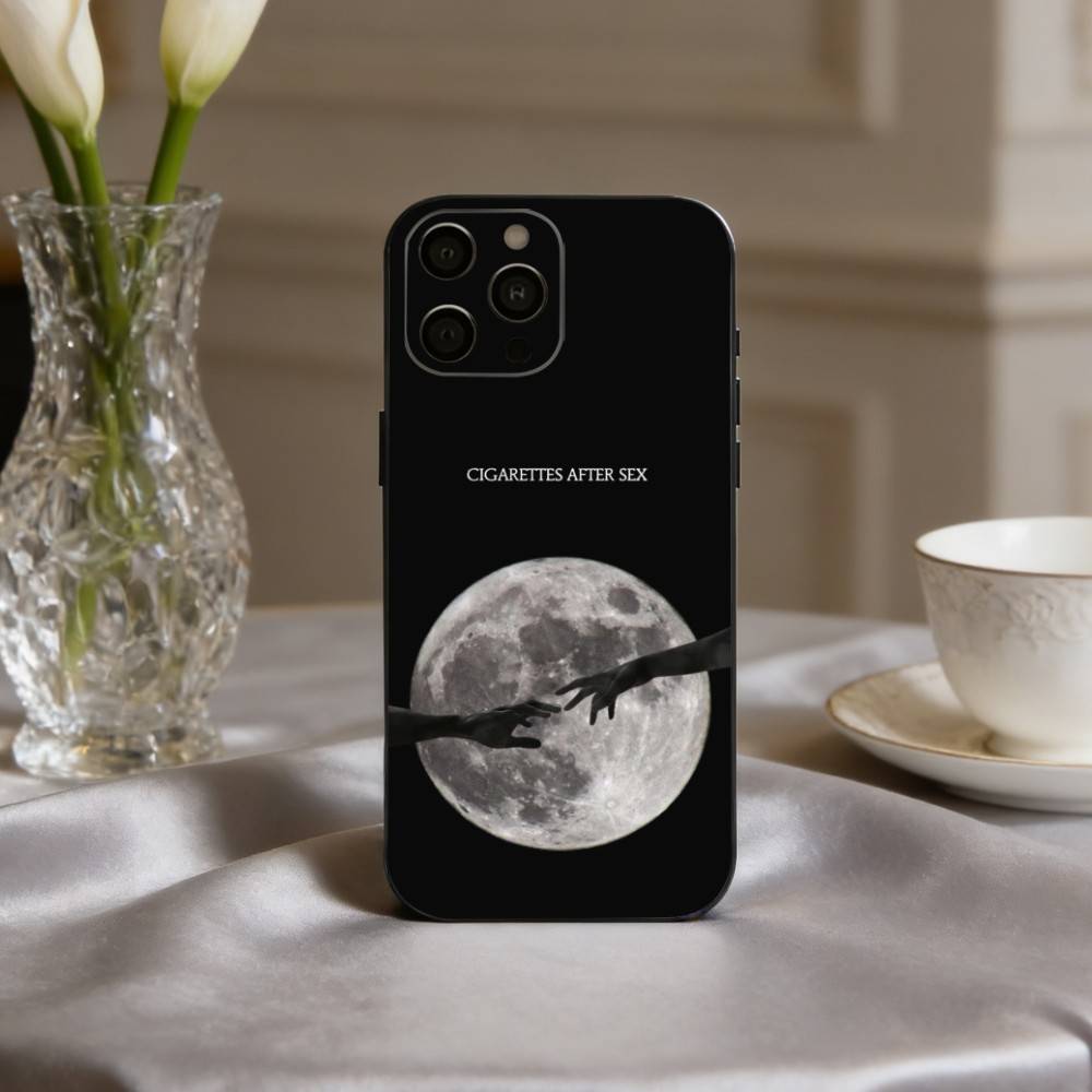 C-Cigarettes A-After Sex B-Band  Phone Case For iPhone 17,16,15,14,13,12,11 Plus,Pro Max,XS,Soft Silicone Black Cover