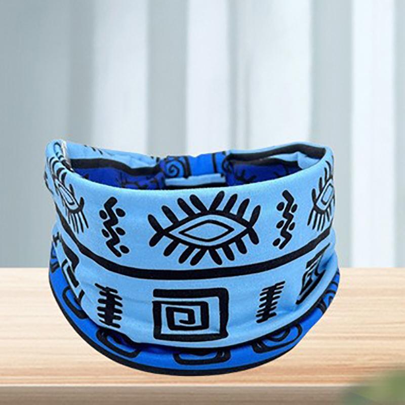 

Модная хлопковая эластичная повязка на голову с африканским узором и принтом в виде крученой резинки для волос, широкие повязки для волос, бандана, тюрбан, повязка на голову A17