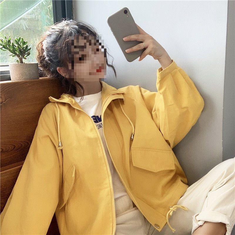 Women s Loose Fit Woolen Coat - Korean Style Hooded Top for Autumn/Winter S