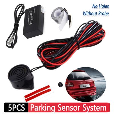 Car Electromagnetic Parking Sensor Kit Universal Auto Electromagnetic Parking Sensor Car Back-up Buzzer Reverse Backup Radar