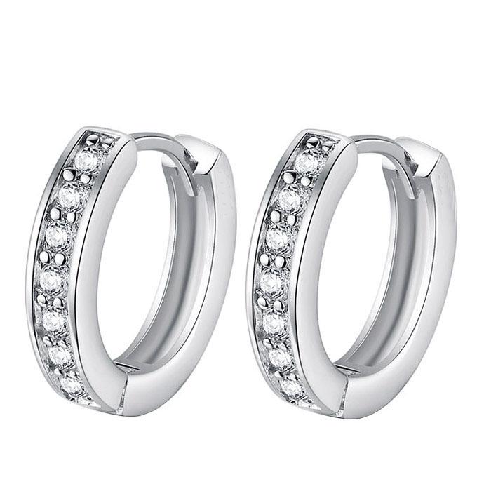 Korean Fashion Zirconia Ear Cuffs: Square Dangle Diamond Earrings - Perfect Gift for Her