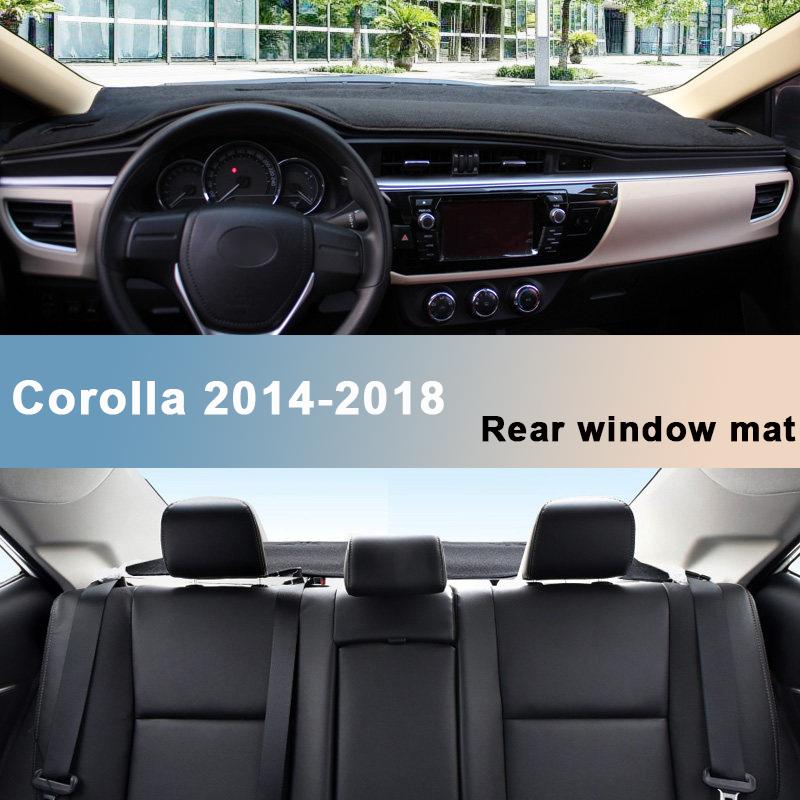 For Toyota Corolla 2007-2012 2013 2014 2015 2016 2017 2018 LHD Car Dashboard Cover Avoid Light Pads Anti-UV Mats Accessories