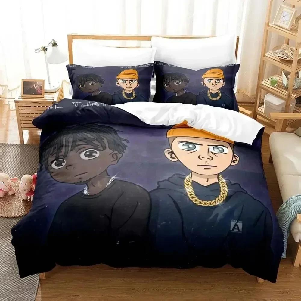 Luxury New 3D Print Singer The Kid LAROI Bedding Set Duvet Cover Bed Set Quilt Cover Pillowcase king Queen Size Boys Adult