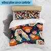 3PCS Halloween witches 3pcs Bedding,Including 3PCS Duvet Cover And 2pcs Pillowcases Perfect for Christmas,Ideal for Bedroom, Dormitory