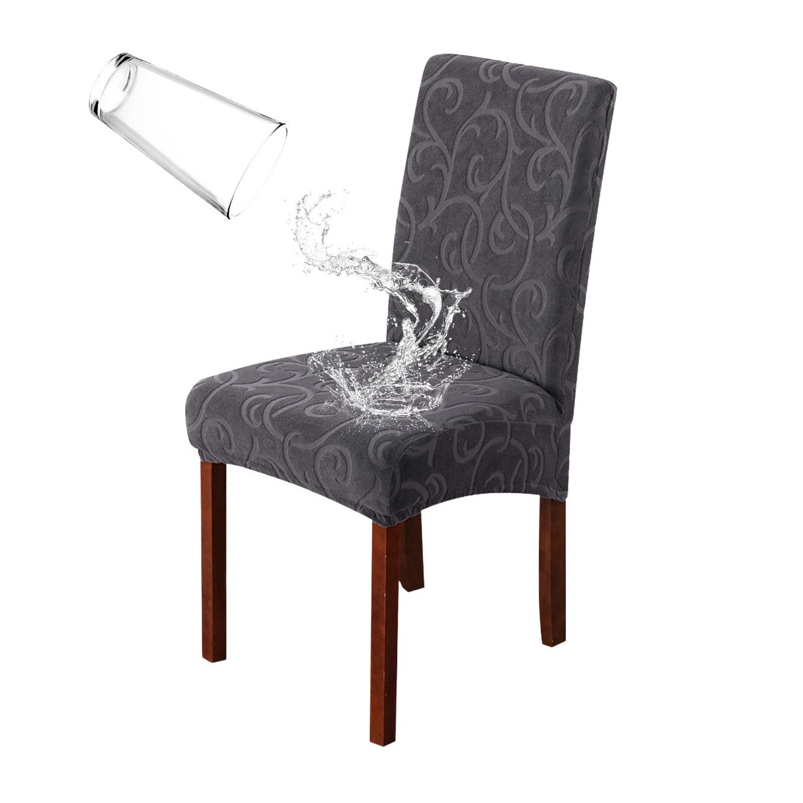 

Dining Room Chair Covers Stretch Banquet Chair Cover Adjustable Removable Seat Slipcovers for Home Wedding Accessories