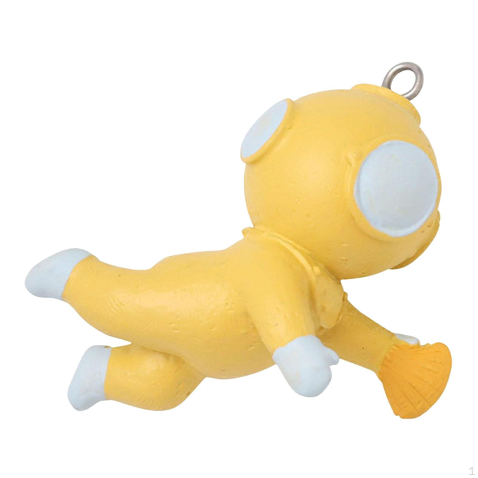 

2x Плавающее устройство Смола Резервуар Украшение Мультфильм для ландшафтного дома