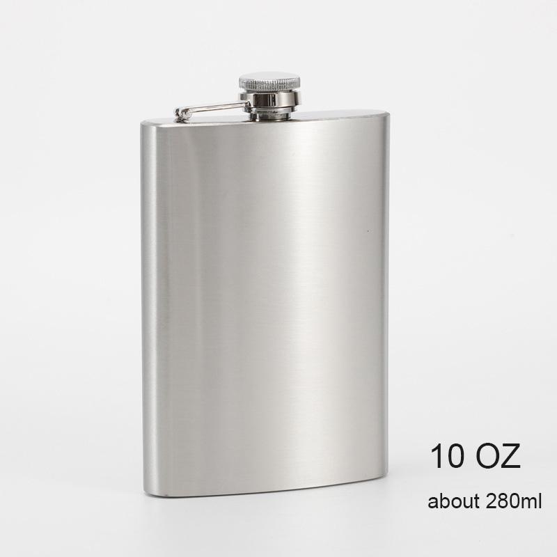 Portable Stainless Steel Hip Flask, Wine Bottle, Whisky Pot, Alcohol Container, Pocket, Leakproof Wine Bottle, Screw Cap