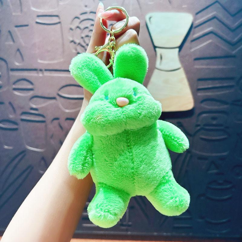 Bunny Cute Cartoon Keychain Pendant Keyring Plush Toy Gift For Occasions Various