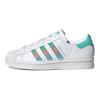 Adidas Originals Superstar Low Top Sneakers Women Sneakers White Green Blue GZ2798