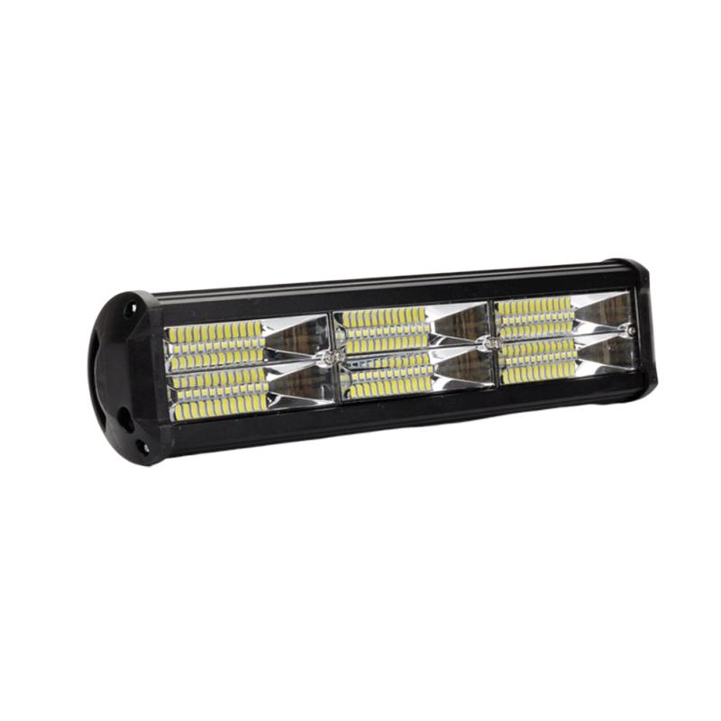 Car LED Work Light Three Rows 216W Off-road Top Spotlights High Power Lights