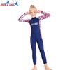 Girls 'swimsuit Children's One-piece Long-sleeved Swimsuit Baby Sunscreen Middle Student Quick-drying Diving Suit