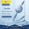 PISEN 100W Retractable 3-in-1 Cable for Apple & Huawei Fast Charging