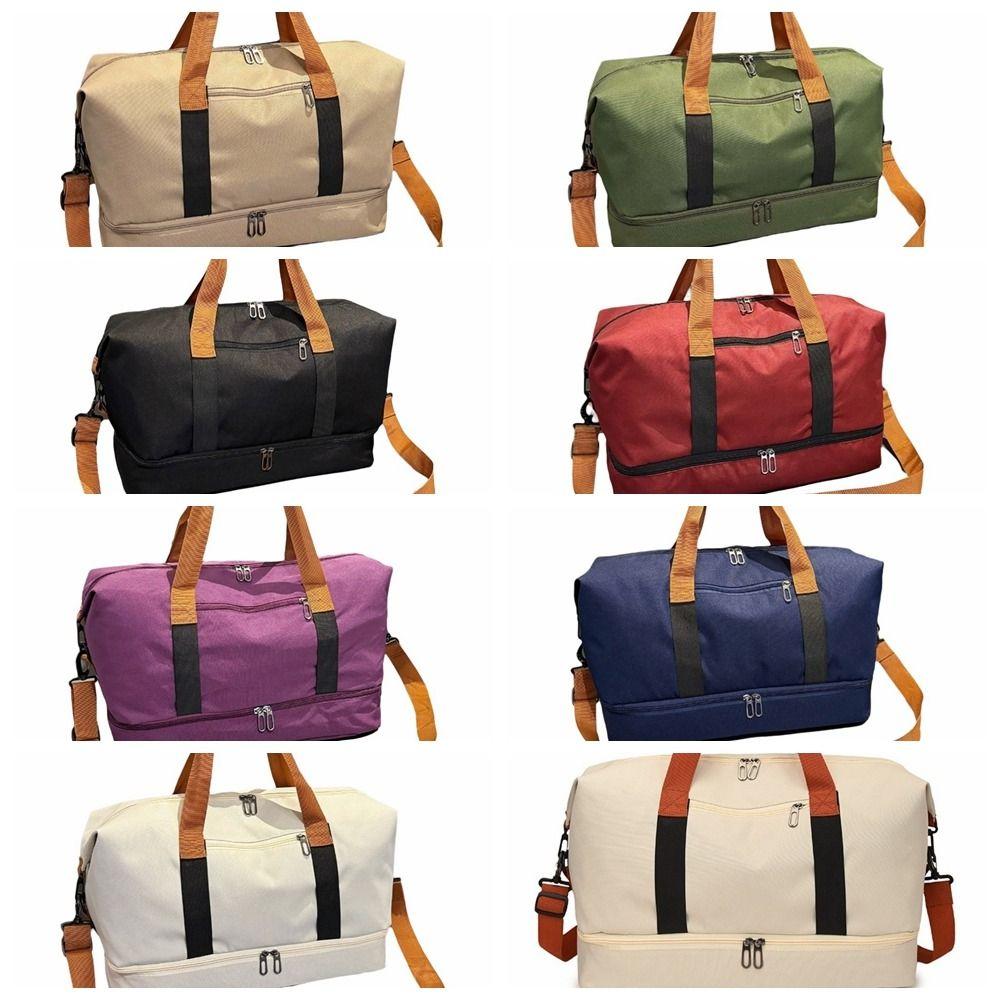 Waterproof Hand Luggage Handbag Multifunctional Pull-rod Boarding Bag Streetwear