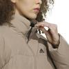 Adidas Stand Collar Casual Outdoor Warm Down Jacket Women Outerwear Brown IL8939