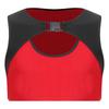 Men Mesh Patchwork Crop Top Sleeveless Front Hollow Out Buckle Color Block Vest Tank for Wrestling Running Training Workout