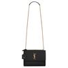 Sunset Mittlere Kettentasche Schwarz Damen Schultertaschen 442906-D420W-1000