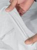 Shiny High Elasticity Fabric Fashion Stage Clothing Knitted White Silver Fabric By The Yare Diy Cloth Sewing Material