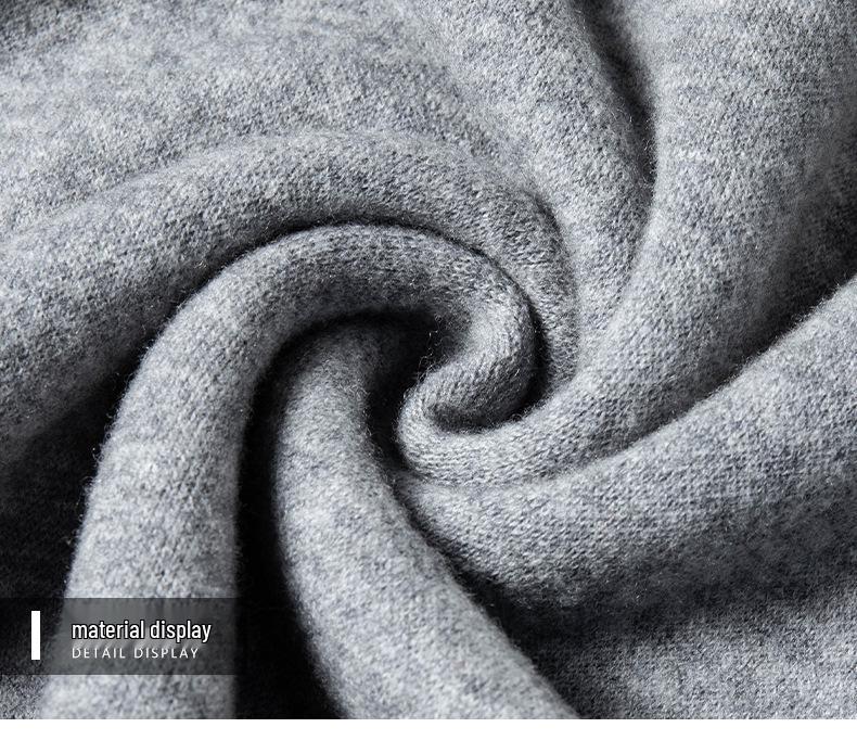 Einfarbige V-Ausschnitt Strickweste für Herren für mittlere und ältere Menschen