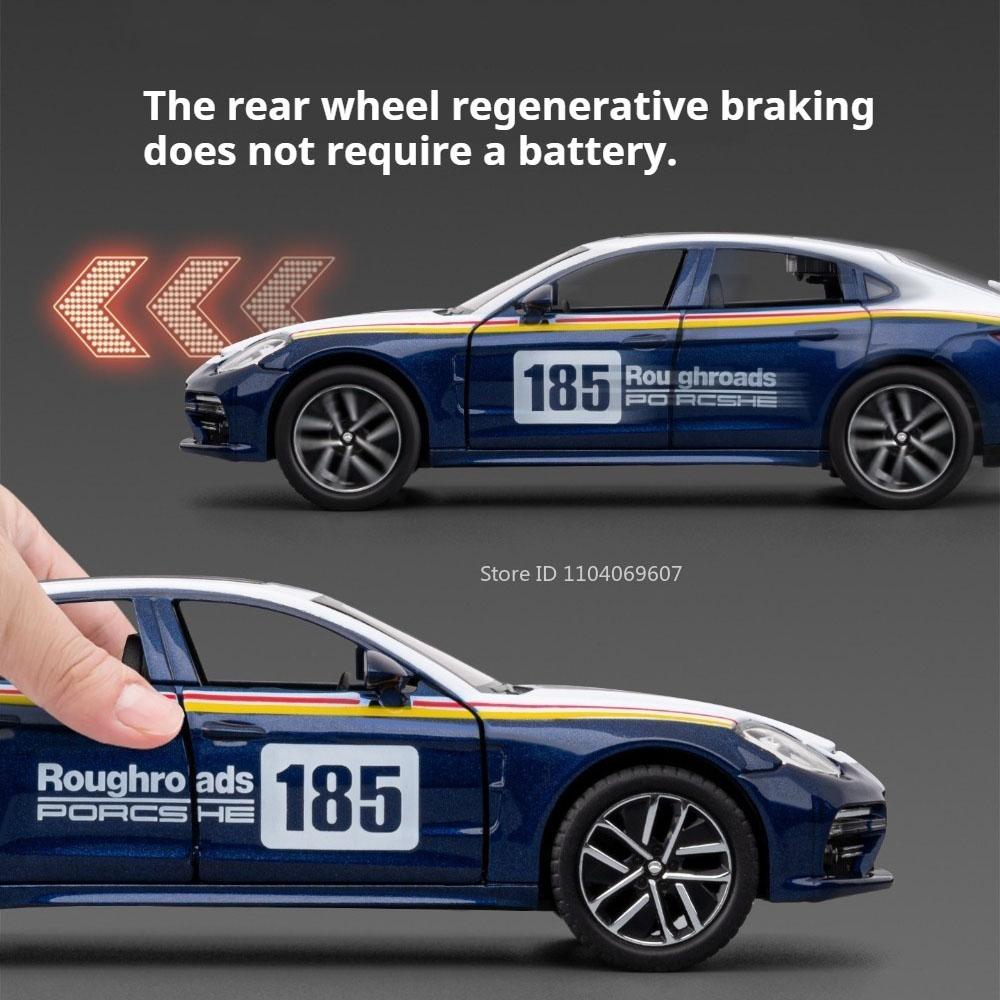 1:32 Scale Panamera Macan Model Car Toy Sound Light Doors Opened Alloy Diecast Sports Cars Models Home Decor Decoration