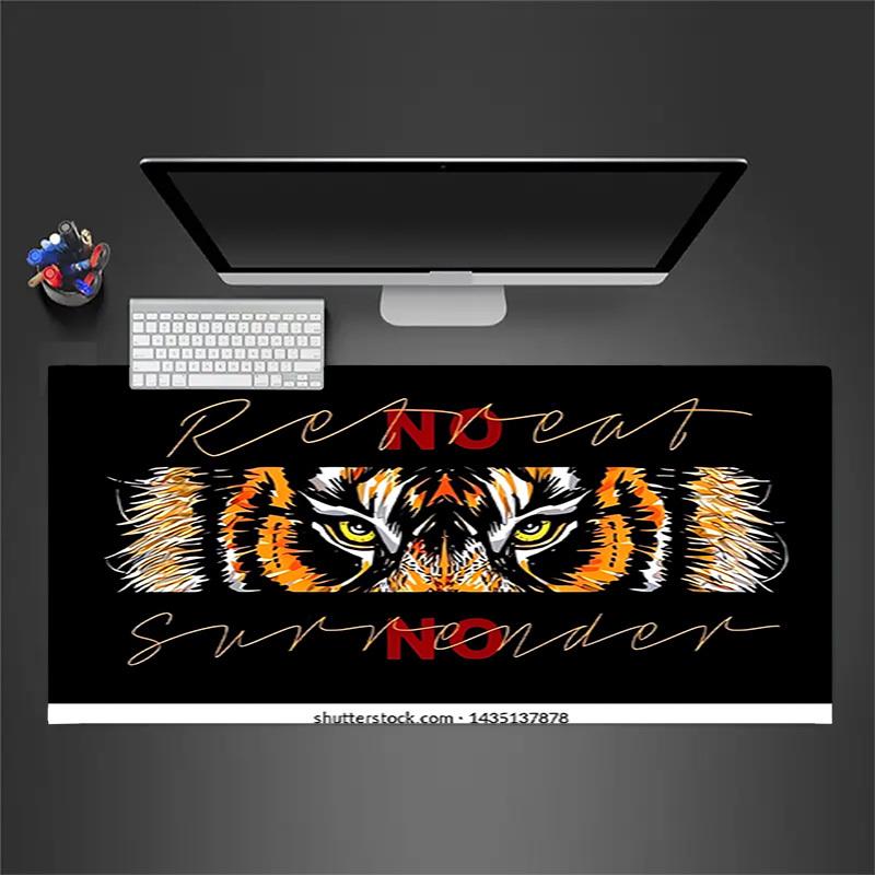 1pc Tiger Eyes Motivation Artwork Computer Pad Mouse Pads for Desk,Gamers and Office Use 020231