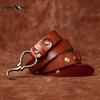 Thickened Vegetable Tanned Cowhide Belt Men's Genuine Leather Copper Hook Retro Personality Trendy Trouser Belt